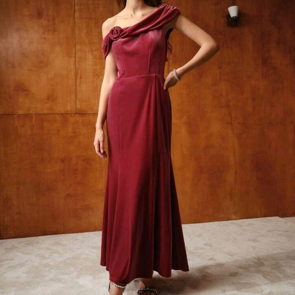 STEREO FLORAL BIAS CUT DRESS - Picture 1 of 5